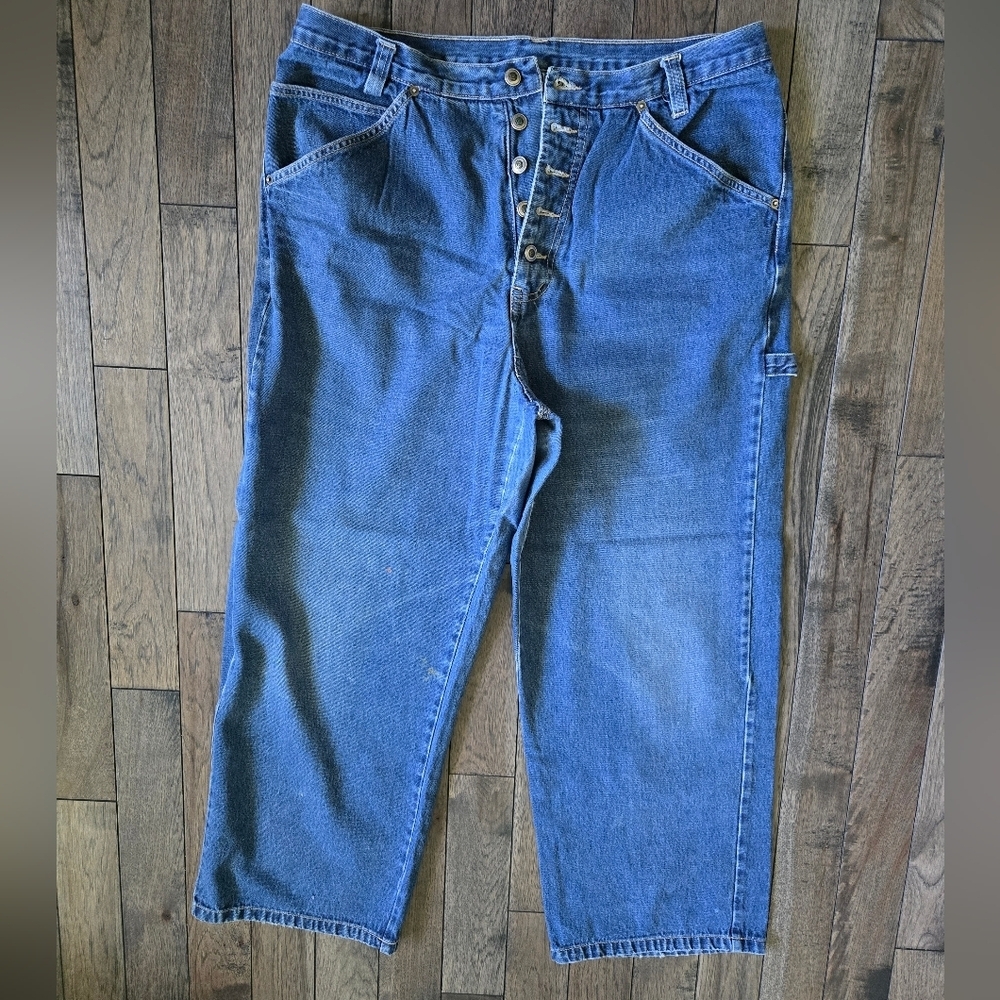 Vintage Adriana Sport Blue Denim Jeans Women's Size 18